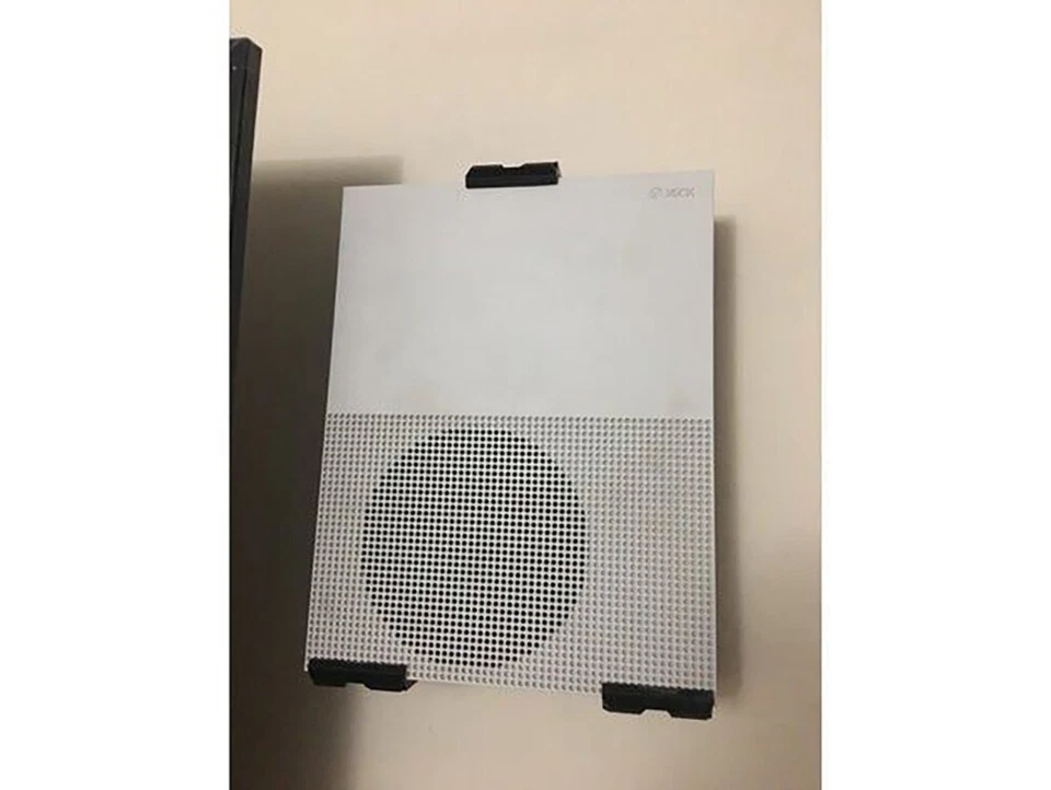 Wall Mounting Hardware Brackets for Microsoft Xbox One S Console Case Stand Dock - Image 1 of 4