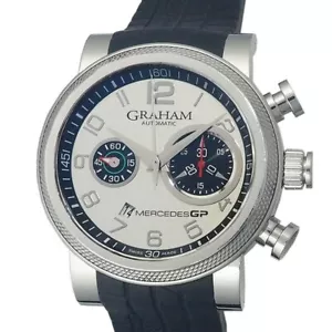 Graham Silverstone Mercedes GP Trackmaster 2MEAS.S01A Stainless Steel 47mm Men's - Picture 1 of 10