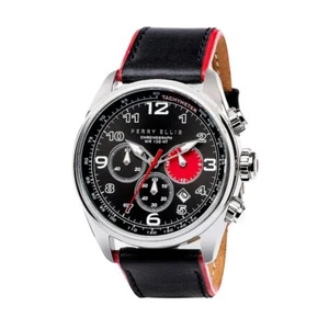 Perry Ellis GT Herrenuhr PEW01001-01 Shock Resistant 10ATM Lume Dial SS Case - Bild 1 von 24