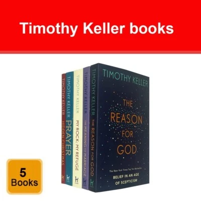 Timothy Keller 5 Books Collection Set Hidden Christmas, Prayer, Reason for God - Image 1 of 4