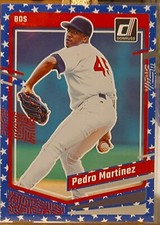 Pedro Martinez 2023 Panini Donruss Independence Day 212 Boston Red Sox