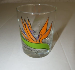 Vaso de beber Bancroft vintage 1980 pintado a mano - Imagen 1 de 5