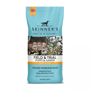Skinners Field & Trial Complete Dry Puppy Food Duck and Rice, 2.5 kg - Picture 1 of 8