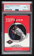 2001 Fleer Platinum Chart Toppers Ichiro Suzuki #416 PSA 8 Rookie RC