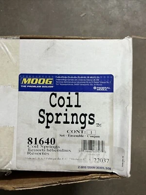 Juego de muelles helicoidales Moog 81640 para Toyota Prius C 12-19 NOS Foto 1 de 2