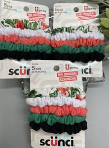 3 Pack Scunci The Original Scunci 5 Multi Color 15 Scunci Total - Picture 1 of 1