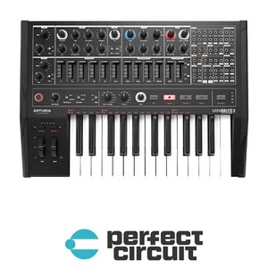 Arturia MiniBrute 2 Noir Analog Keyboard SYNTHESIZER - NEW - PERFECT CIRCUIT - Picture 1 of 2