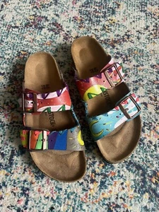 BIRKENSTOCK X GIO GEROSSA Birkenstock Sandals Hand painted Arizona Sandals - Picture 1 of 8