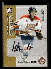2005-06 ITG Heroes and Prospects Autographs Series II #AMRY Mathieu Roy