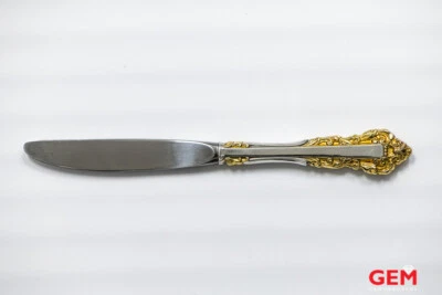 Gorham 1971 Medici 9 1/8" Hollow Knife 925 Sterling Silver & Vermeil (2) - Image 1 of 3