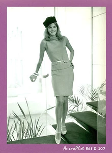 PHOTO DE PRESSE : MODE, TRICOTS RODIER , ENSEMBLE AFFABLE KASHA 1967 Réf D 107 - Photo 1/1