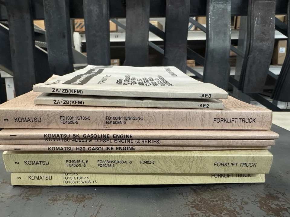 Руководства по эксплуатации вилочных погрузчиков и запчастям Komatsu TM - Изображение 1 из 1
