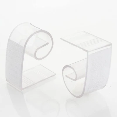 12 pcs 1.2" Clear Table Skirt Large Clips Linens Wedding Party Event Supplies - Image 1 of 4