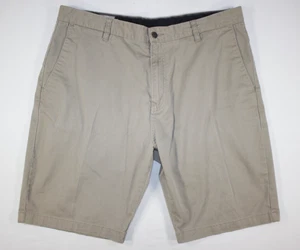 Volcom Shorts Men's 38 True To This Chino 11" inch Inseam Slim Beige - Picture 1 of 10