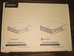 MR-6601 6 Bay Hard Disk Enclosure Rack Data Storage for 2.5" SSD HDD - Afbeelding 1 van 4
