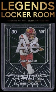 2024 Panini Obsidian #9 Austin Ekeler Atomic Initials - Picture 1 of 2