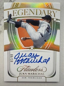 2024 Panini Flawless Juan Marichal Legendary GOLD ON CARD AUTO 9/10 Giants HOF - Bild 1 von 2