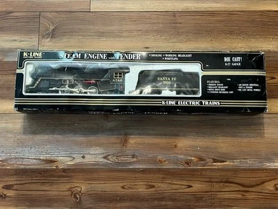 K-Line Santa Fe Steam Engine & Tender #K3003, w/Original Box/Box Distressed - Image 1 of 4