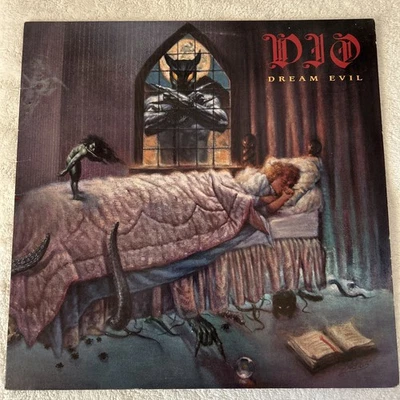 DIO Dream Evil Vinyl LP Record 1987 Ronnie James Heavy Metal 1 - 25612 - Image 1 of 4