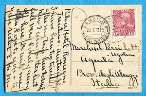 1913 RONCEGNO guller austriaco su AUSTRIA 10 h.su cartolina di RONCEGNO (269764) - Imagen 1 de 1