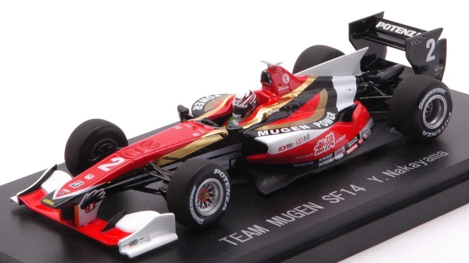 Team Mugen Sf14 #2 Super Formula 2014 Y. Nakayama 1:43 Model EBBRO - Immagine 1 di 1