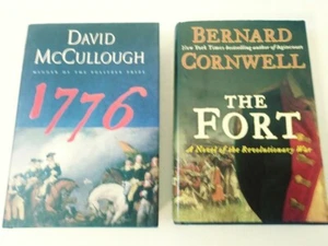 2 Hardcover Novels of the Revolutionary War / The Fort by Bernard Cornwell, 1776 - Picture 1 of 9