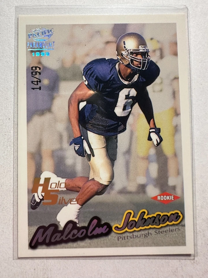 K59,792 - 1999 Paramount HoloSilver #189 Malcolm Johnson #/99 - Image 1 of 1