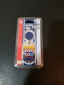 Pittsburgh Steelers Super Bowl XL Champions SporTagz Key Chain Brand New - Picture 1 of 2