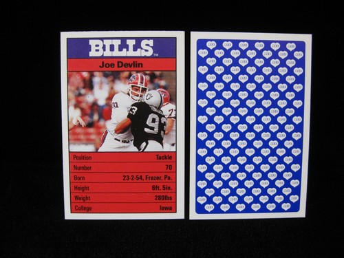 1988 Joe Devlin Buffalo Bills 