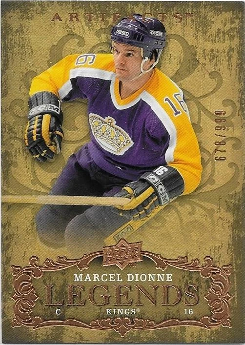 MARCEL DIONNE 2008-09 UD Artifacts Legends card #126 LA Los Angeles Kings NM - Image 1 of 1
