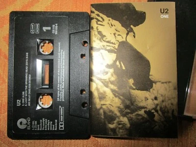 U2 ‎– One Label: Island Records ‎– CIS 515 Audio Tape Cassette Single - Image 1 of 4