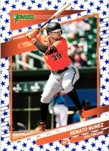 2021 Panini Donruss Renato Nunez stars parallel Baltimore Orioles - Picture 1 of 2