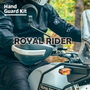 100% Genuine Fits Royal Enfield "HIMALAYAN & SCRAM 411 "HAND GUARD KIT" - Picture 1 of 12