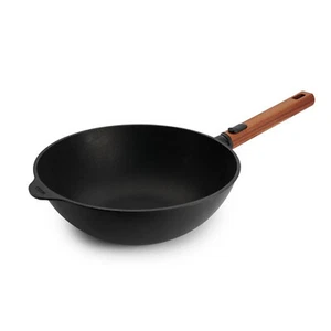 Woll "ECO Logic QXR" Wok, Ø 28 cm, mit abnehmbarem Holzstiel - Induktion - Bild 1 von 10