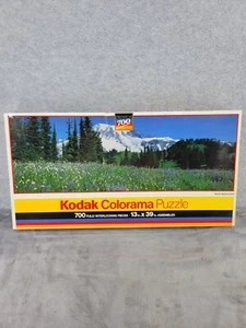 Rose Art Rainier National Park 700pcs Kodak Colorama Puzzle 13" x 39" - Sealed - Picture 1 of 7