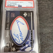 2004 Upper Deck Sweet Spot Eli Manning Rc Auto /100 POP 1 - None Higher!