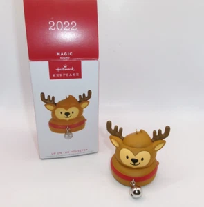 Hallmark Up On The Housetop (Rude) Reindeer Magic Sound 2022 Ornament See Video - Picture 1 of 8