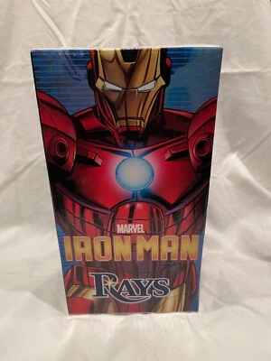 Tampa Bay Rays Iron Man Bobblehead Marvel Comics Superhero 8/5/17 NEW IN BOX - Image 1 of 4