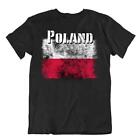 Pologne Drapeau Tee Shirt Souvenir De Voyage Blouse mode Poland flag Tshirt