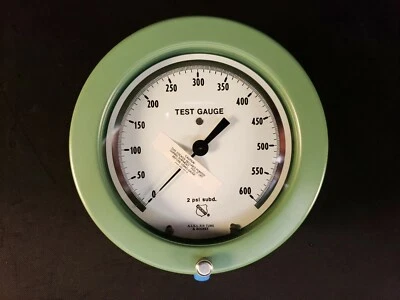 Ashcroft 1082 Precision 6 Inch Test Gauge 0 - 600PSI 1/4in NPT - NEW OLD STOCK - Image 1 of 4