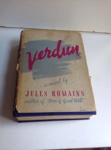VERDUN, a novel by Jules Romains (1939 HC/DJ 1st US printing ) - Bild 1 von 12