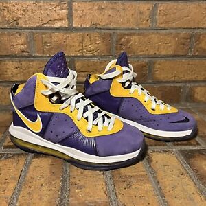 Nike Lebron VIII GS Lakers - CT5115 500 - Court Purple / Gold ✅  Size 5.5 Y