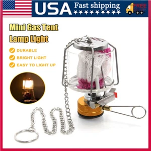 Outdoor Camping Gas Lantern Portable Tent Gas Lamp Light Piezo Ignition New - Picture 1 of 12