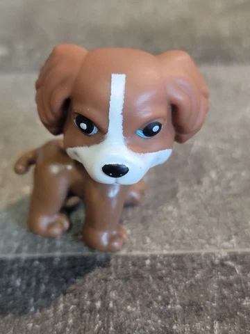 Brown white scruffy dog puppy doll accessory animal toy figure Cover