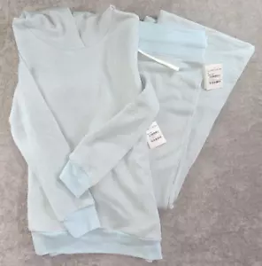 2-Piece Jog Hood Tracksuit Athletic Wear Women's S Nordstrom Mint Green Sparkle - Picture 1 of 16