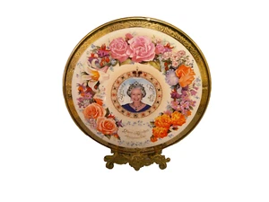 Queen Elizabeth ll, 80 Glorious Years Commemorative Gateau Plate Ltd Ed - Picture 1 of 7