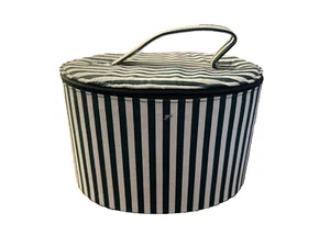Vintage Vita Bath Train Case 6 X 8 X 5“ Zipper Closure - Empty - Picture 1 of 7