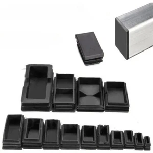 4-20pcs Square Plastic End Caps Blanking Plugs Tube Box Section Insert Section - Picture 1 of 13