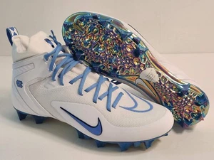 NIKE ALPHA HUARACHE 8 ELITE TAR HEELS LACROSSE CLEATS MEN'S SIZE 11 CW4830-103 - Picture 1 of 11