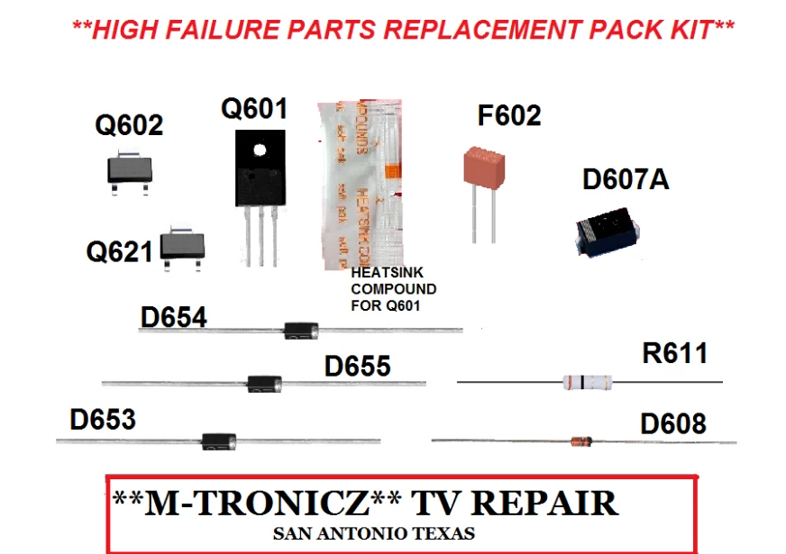  KIT DE REPARO DE FONTE DE ALIMENTAÇÃO PHILIPS 39PFL2608/F7 A31PA-MPW       - Imagem 1 de 1